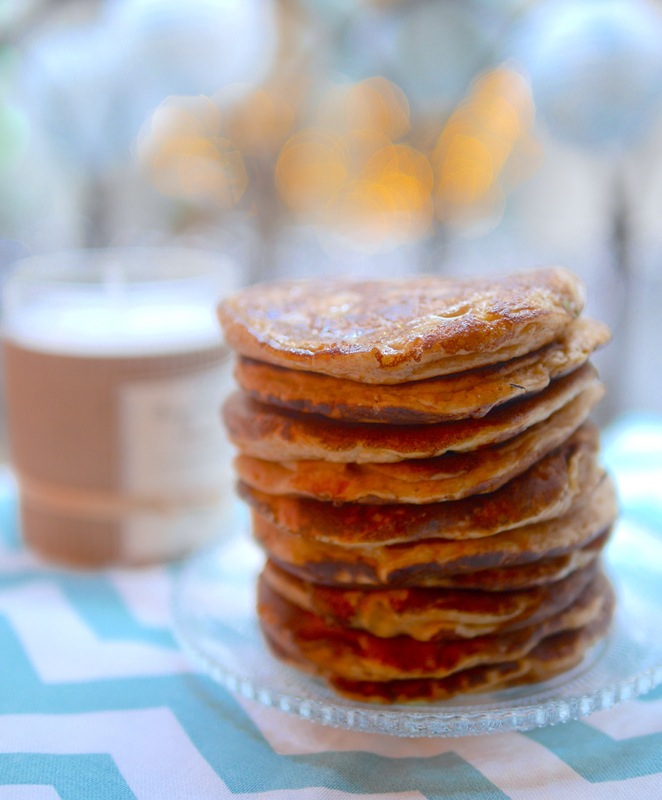 Délicieux pancakes moelleux à la patate douce pour l'apéritif ou le brunch du dimanche !