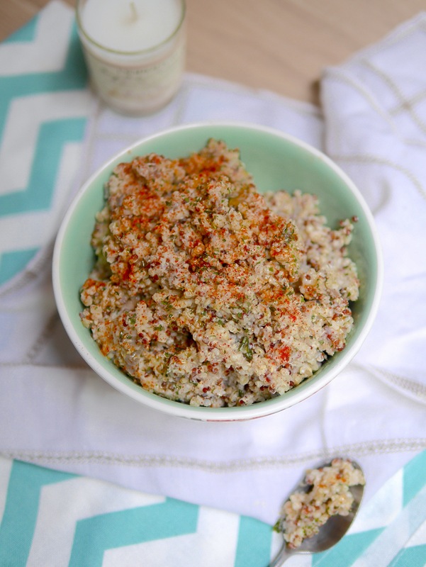 Quinoa crémeux aux girolles vegan et sans gluten pour le plus grand plaisir des gourmands attentifs à leur santé !