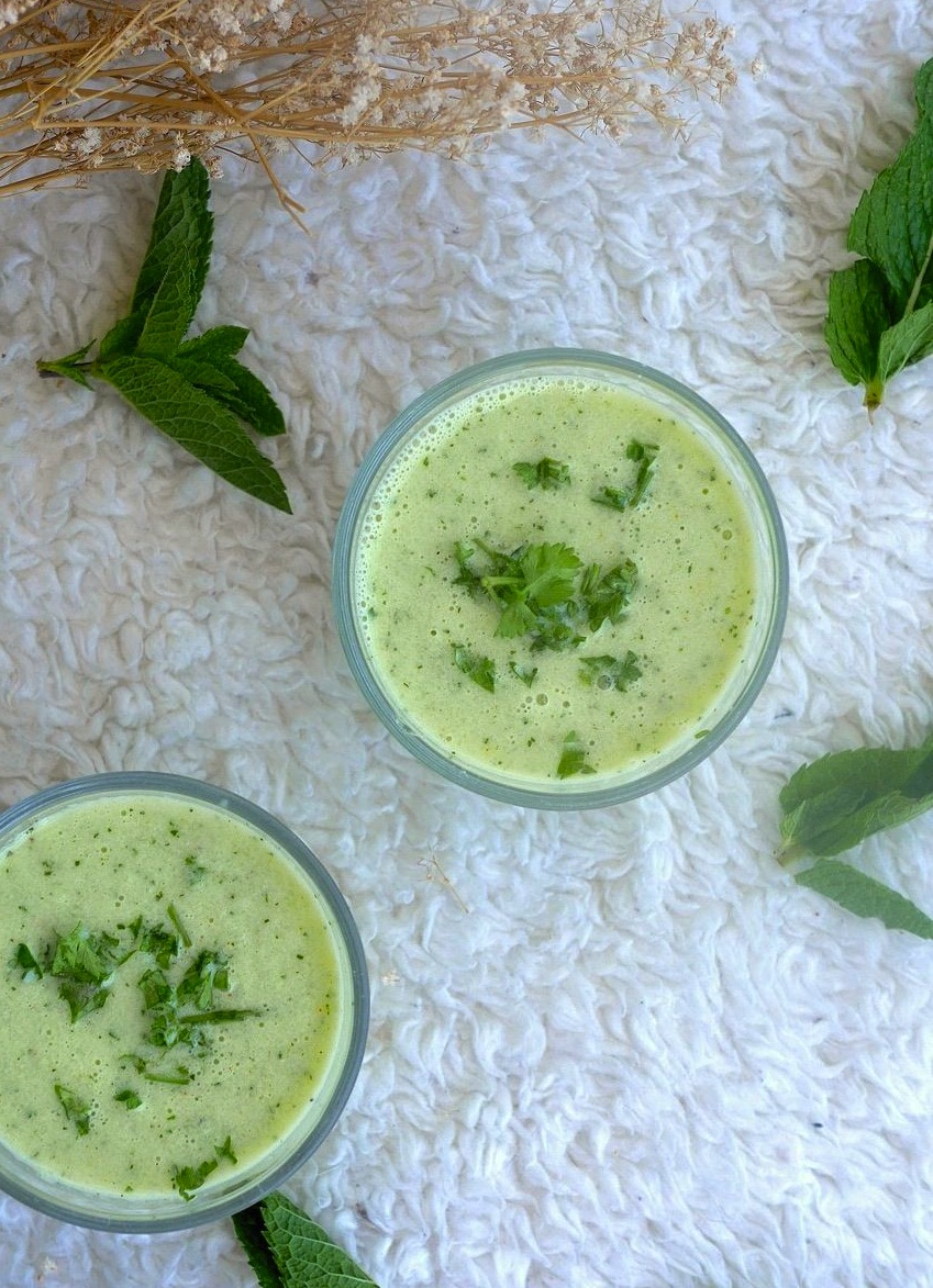 Gaspacho concombre menthe ! Une recette fraîche et vitaminée idéale pour les chaleurs estivales !