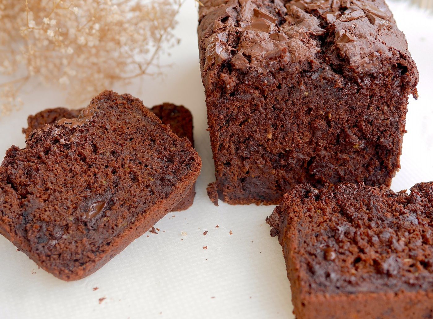 3 délicieuses recettes pour stimuler votre immunité  Cake-chocolat-courgette